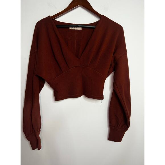 Free People Women's All Nighter Knit T-Shirt Size Small - Picture 2 of 6